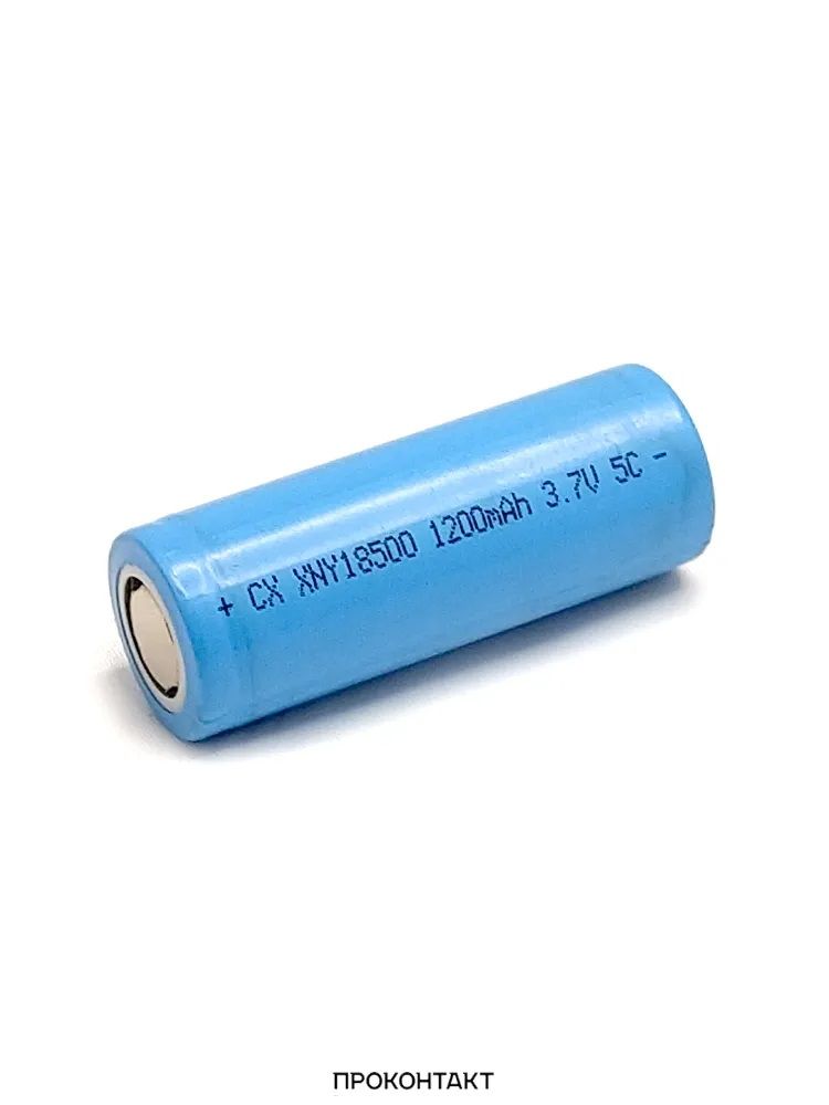 Аккумуляторлитий-ионный18500,1200mah(5C),плоский+.