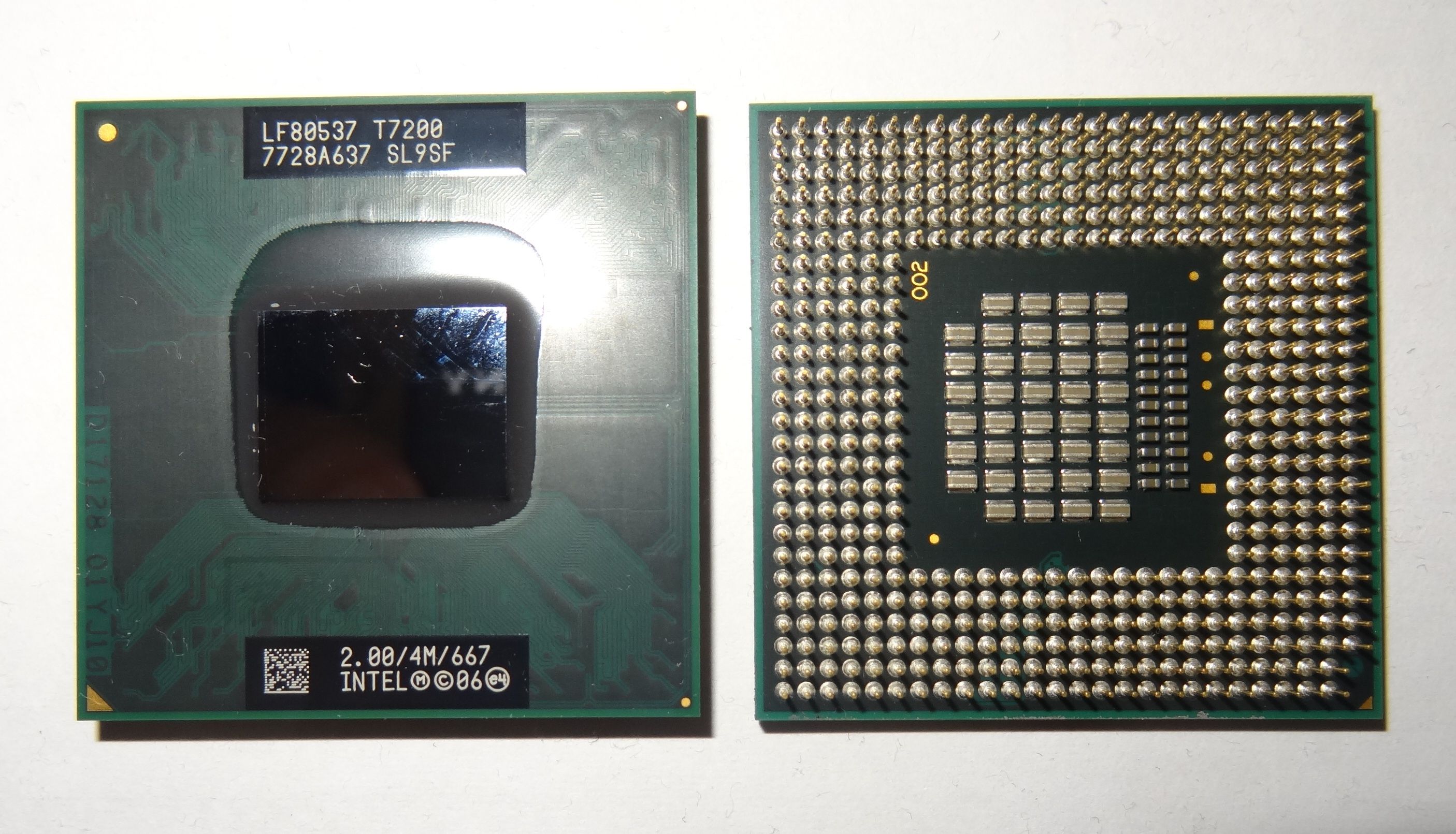 ПроцессордляноутбукаCore2DuoT7200(2,0ГГц,LGA478,4Мб,2ядра)сокетP