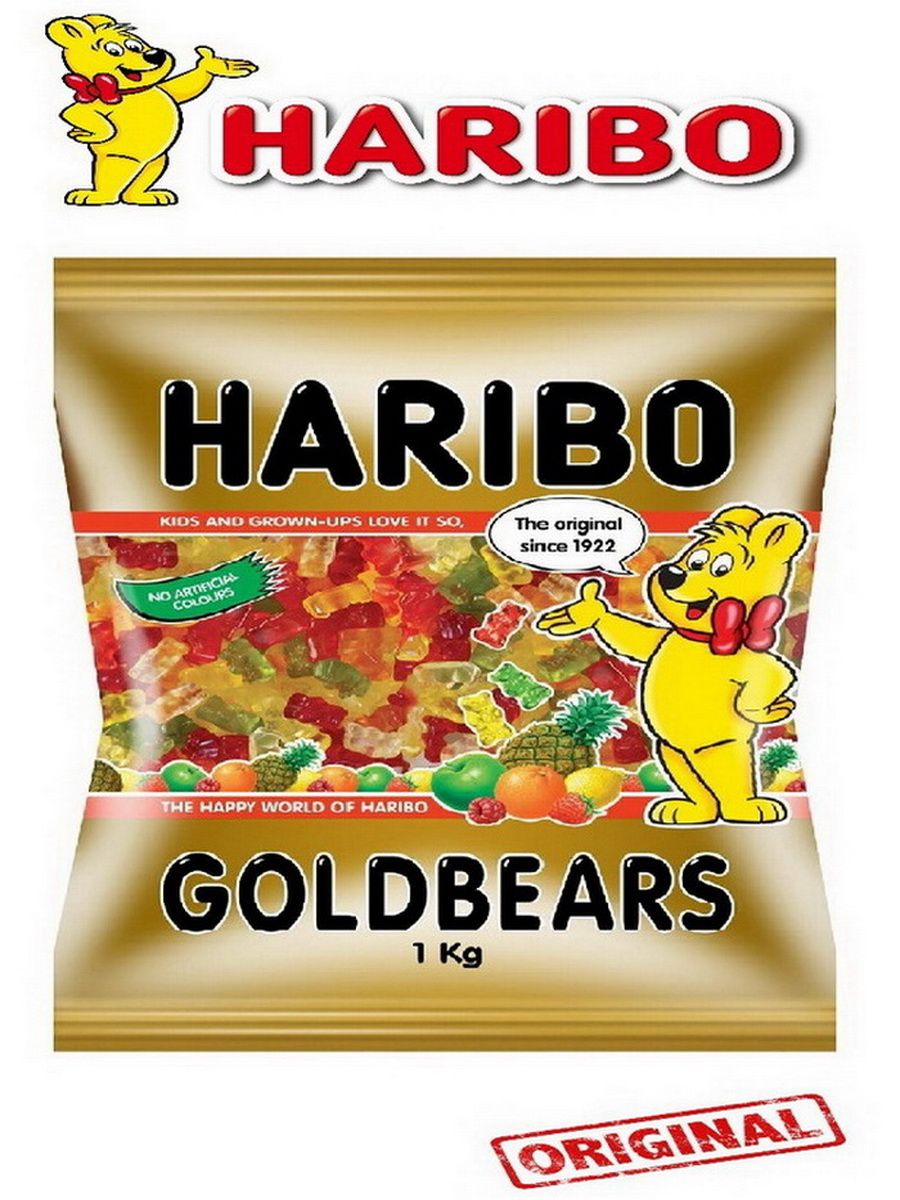 HARIBO мармелад жевательный Золотые мишки , 1 кг