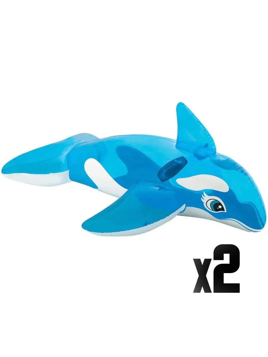 Надувная игрушка Intex Lil Whale Ride-On 58523NP (163х76см) 3+ 2 шт.