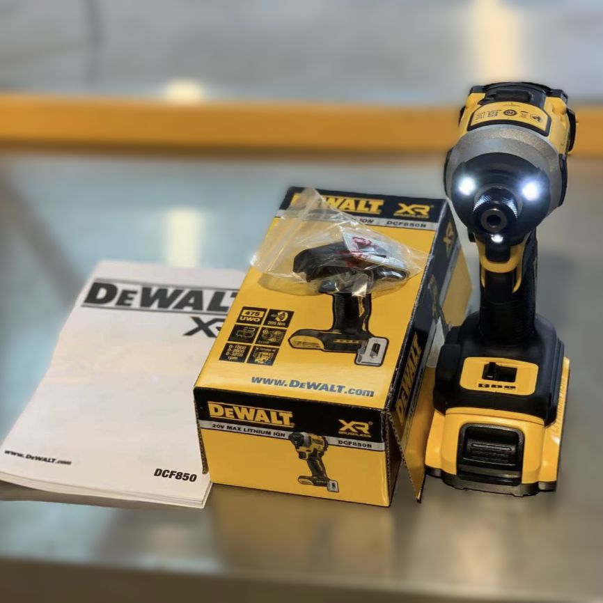 Шуруповерт DeWalt DCF850N-A9 аккум. патрон:шестигр.1/4"-A3