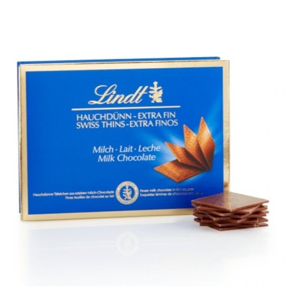 ТонкиймолочныйшоколадLindtSwissThins,125г