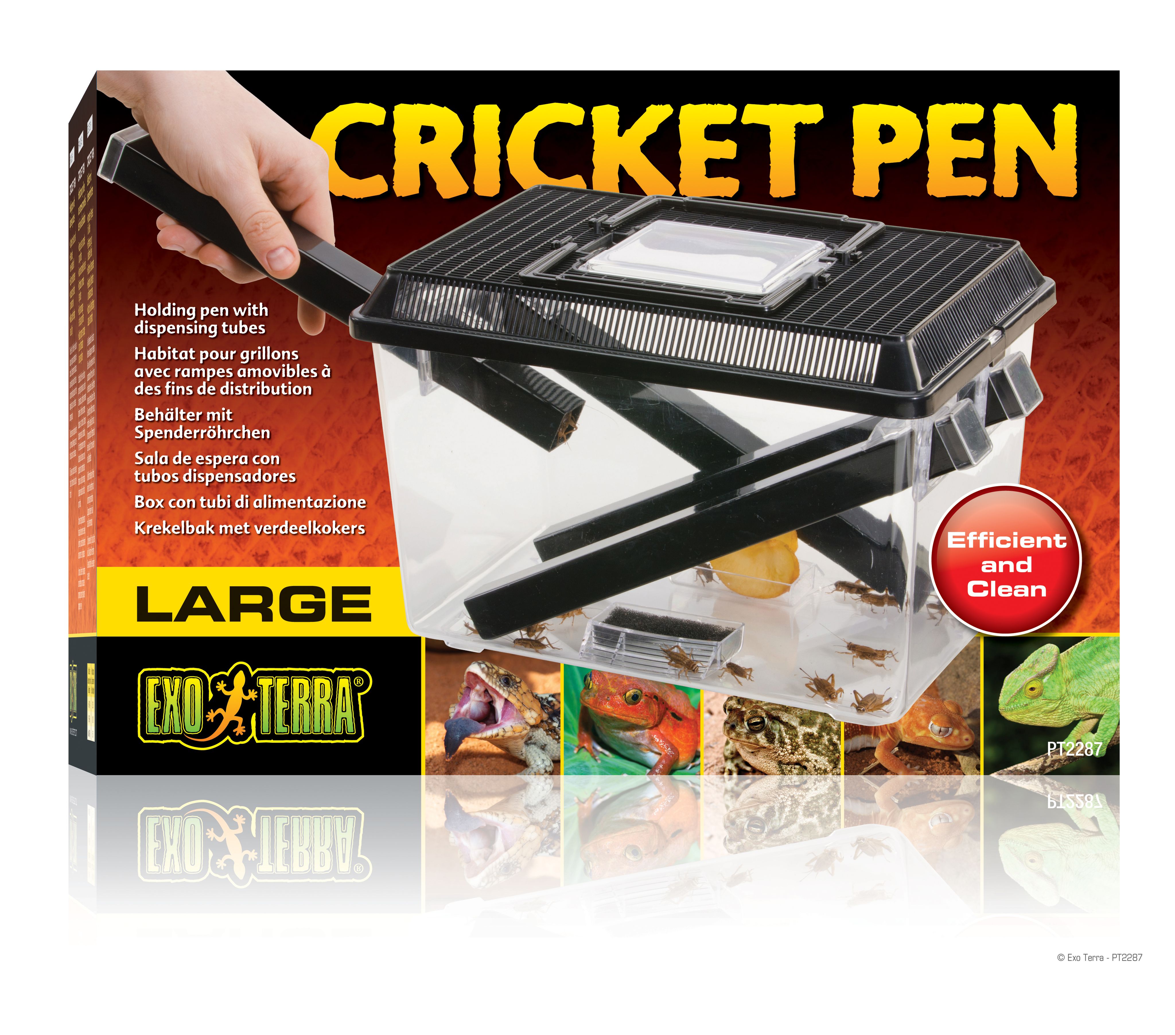 Контейнер для живого корма Exo Terra Cricket Pen Большой, 30*20,5*19,5 см