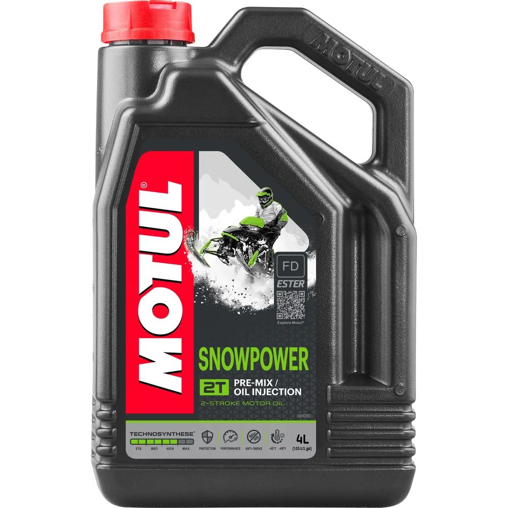 MOTUL Snowpower 2T Не подлежит классификации по SAE Масло моторное, Синтетическое, 4 л