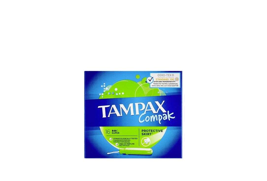Тампоны Tampax Compak Super, 16 мл