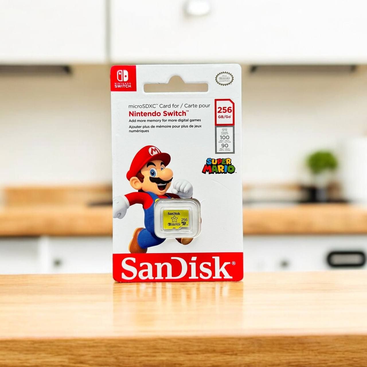 Карта памяти Micro SD SanDisk 256 Гб Nintendo Switch (Карта памяти для Nintendo Switch)