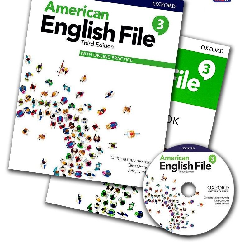 American English File 3 Third Edition (Student's book + Workbook + диск) 3rd edition