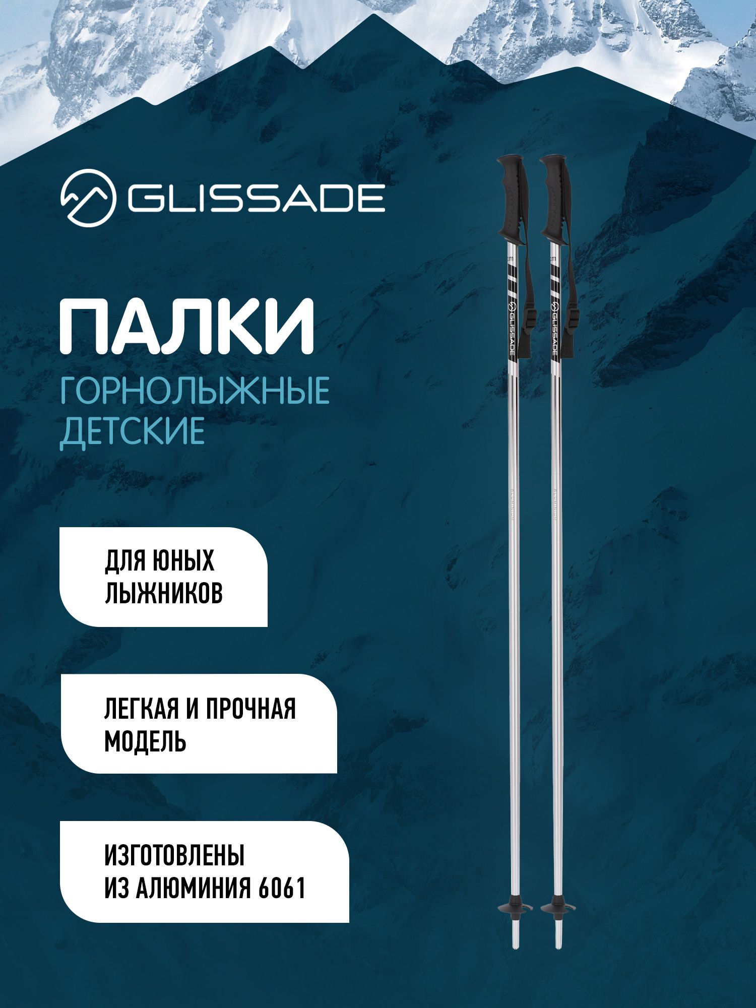 Glissade Горнолыжные палки 95 см