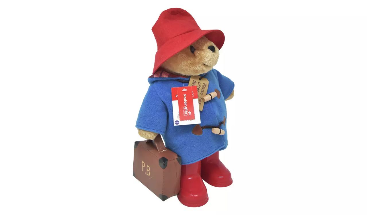 ИгрушечныймедведьPaddingtonLargeClassicBootsAndSuitcase,33см