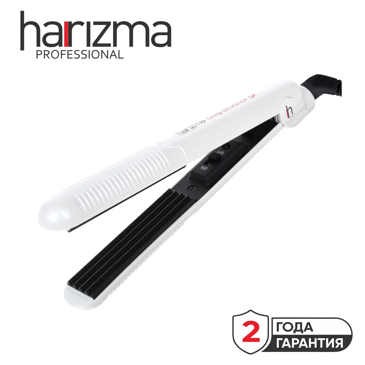 Щипцы гофре для волос профессиональные Harizma Crimp Designer GP h10312GP