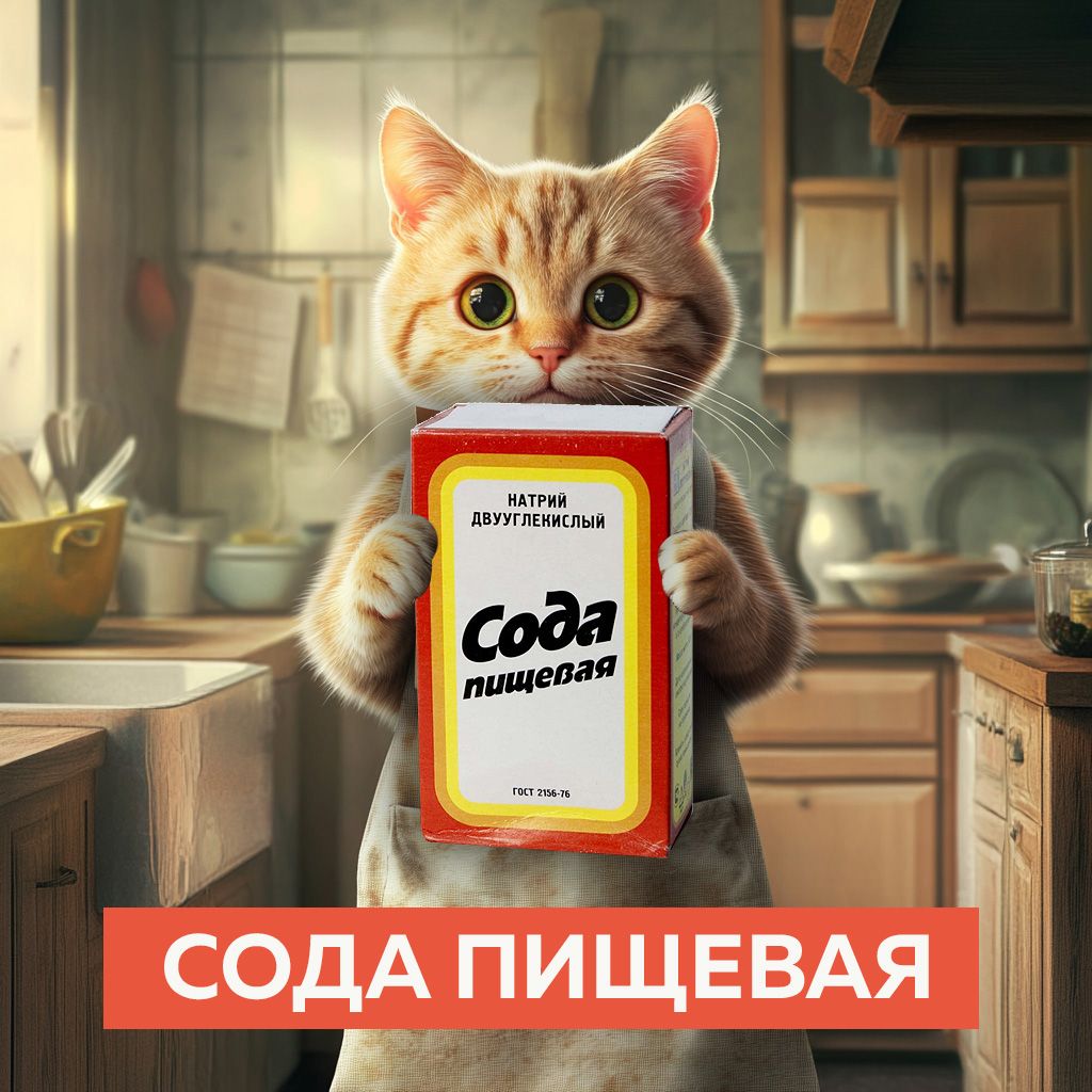 Сода пищевая, 500 г