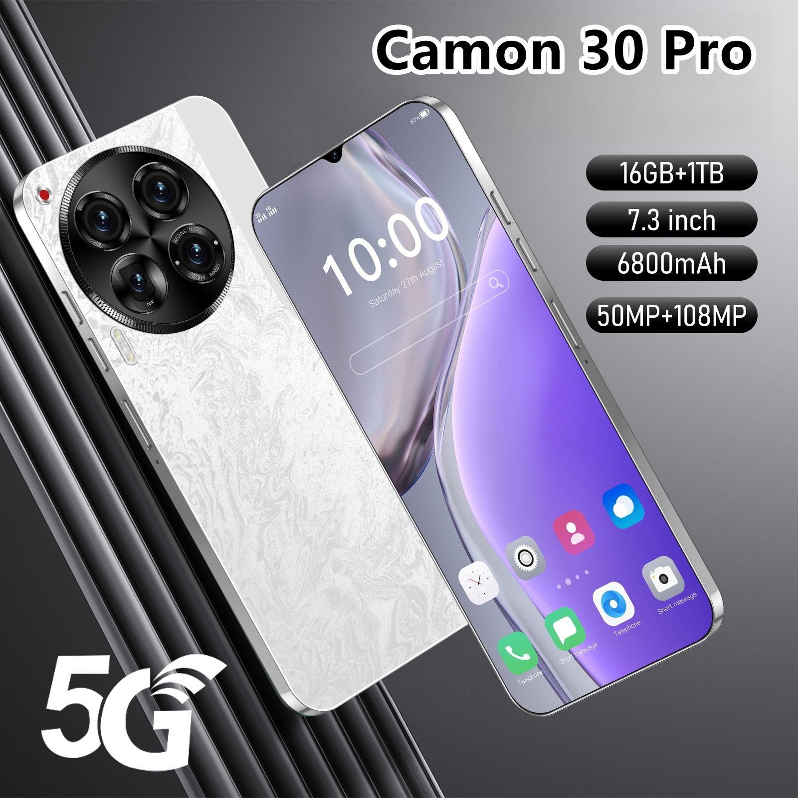 СмартфонCamon30prob1616/1ТБ,белый