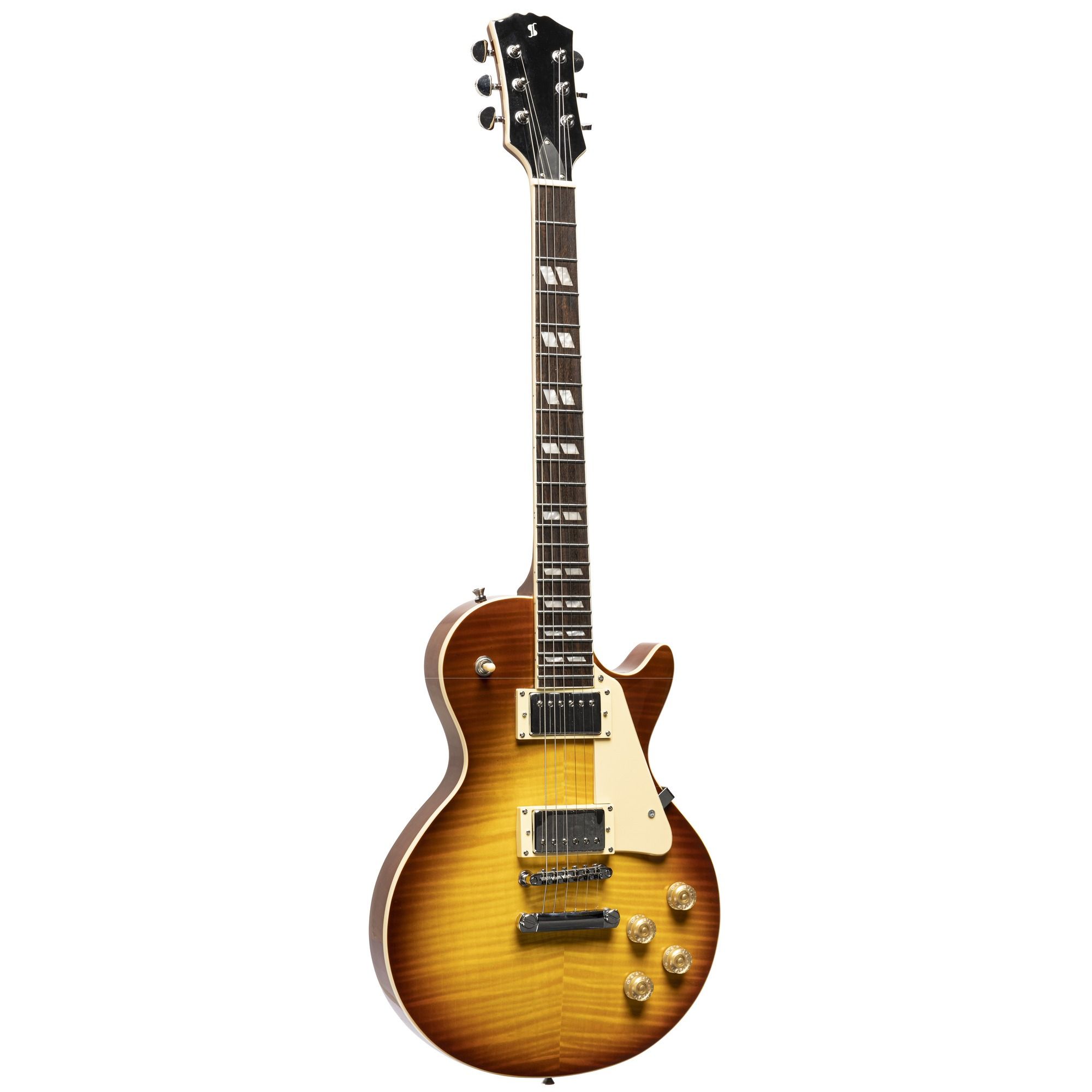 Электрогитара Les Paul STAGG SEL-DLX TB BST