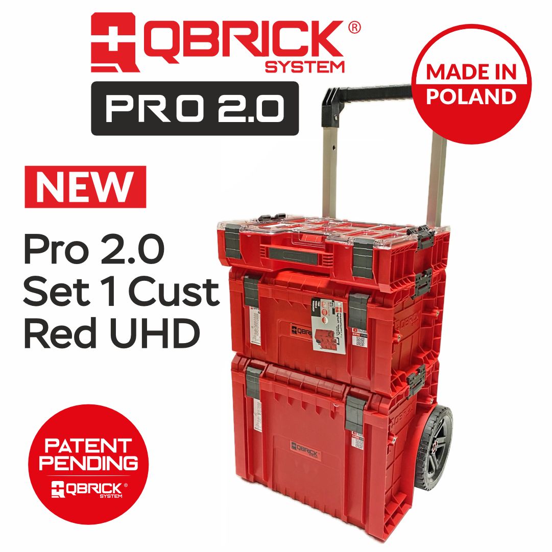 СистемахраненияинструментовQBRICKSYSTEMPRO2.0Set1CustRedUHD