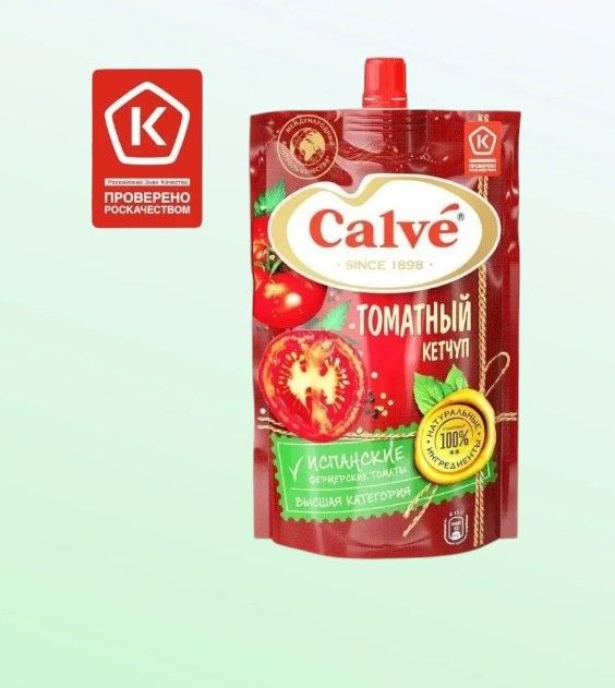 Кетчуп Calve Томатный, 350 г