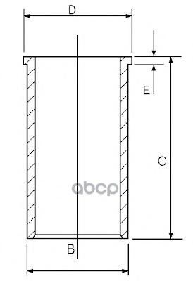 Гильза Renault 11 (B/C37) Goetze арт. 1402373000