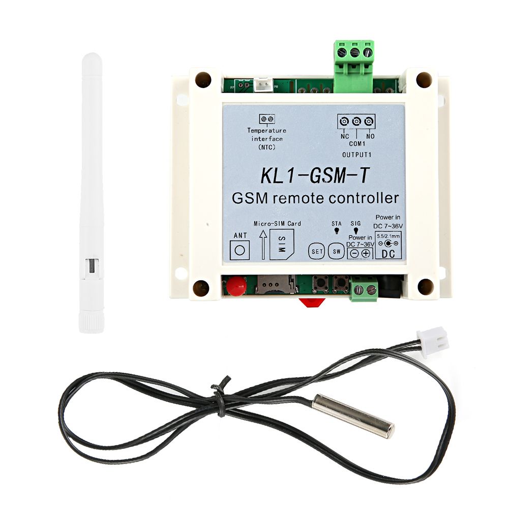 7-36 В постоянного тока, GSM, датчик контроля температуры, пульт дистанционного управления