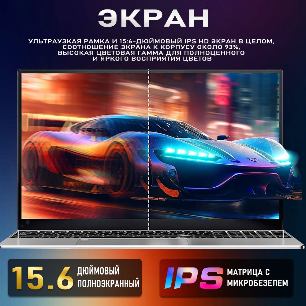 ноутбук для работы и учебы new Ноутбук 15.6