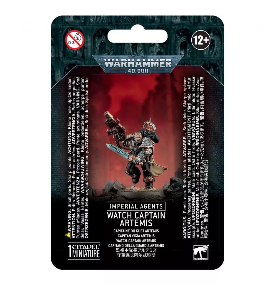 Набор миниатюр для настольной игры Warhammer 40000 - Imperial Agents: Deathwatch Captain Artemis