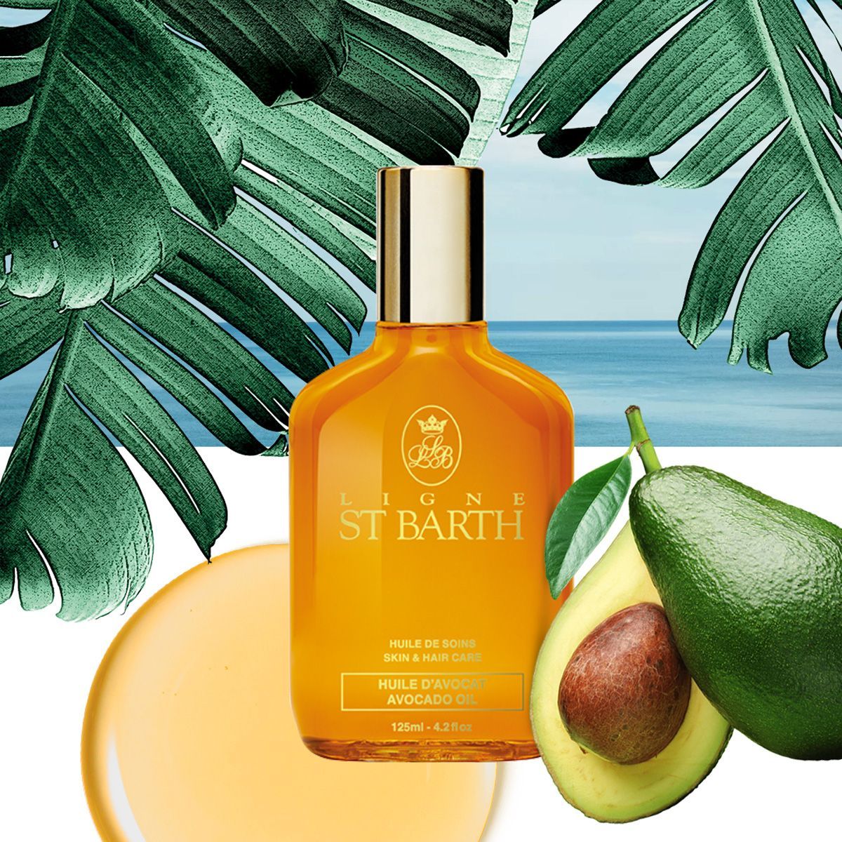 Ligne ST BARTH Натуральное масло авокадо для лица, тела и волос // Avocado Oil Skin & Hair Care