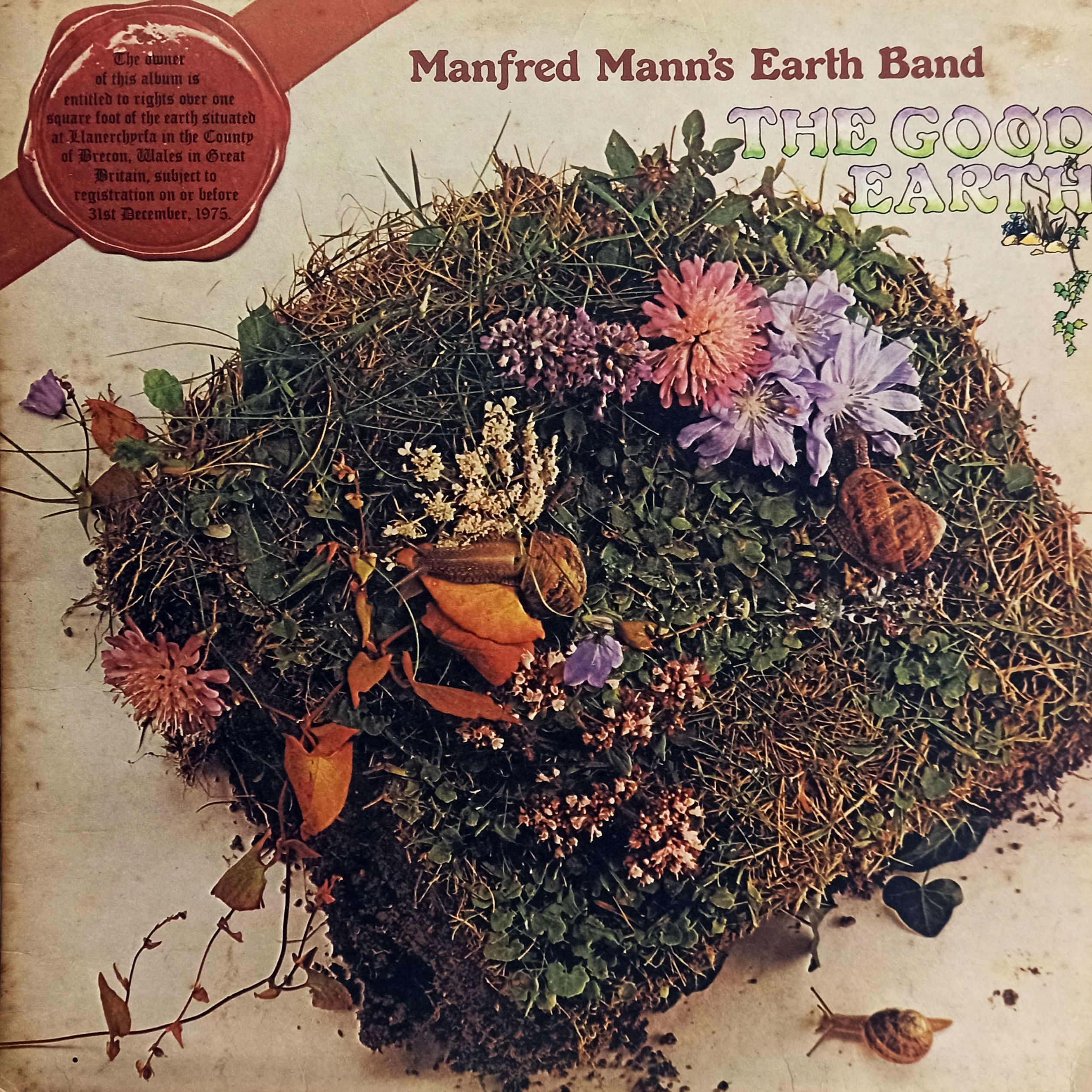 Manfred Mann's Earth Band - The Good Earth (UK, 1974) LP, EX, виниловая пластинка