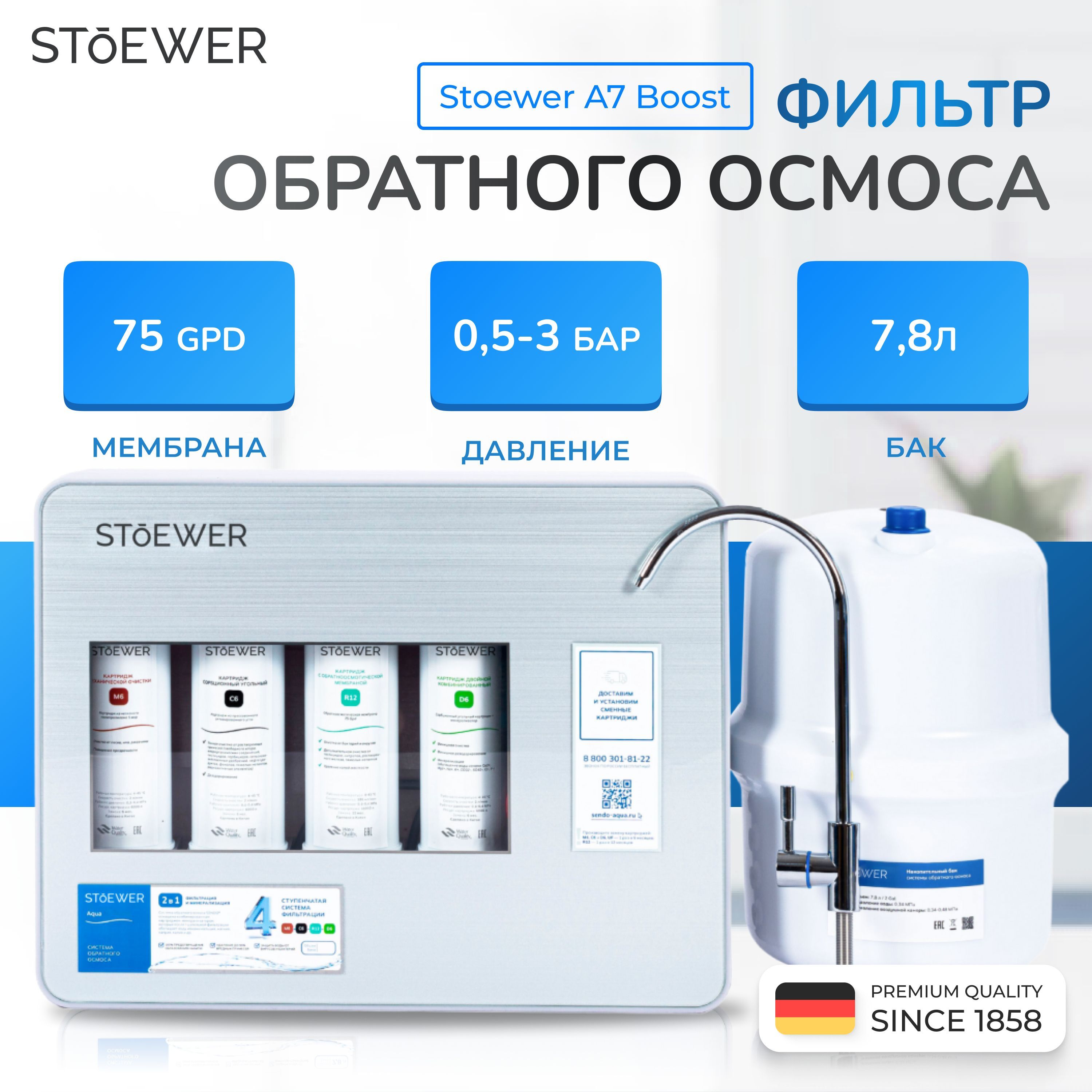 ФильтрдляводыподмойкуSendobyStoewerA12Boost