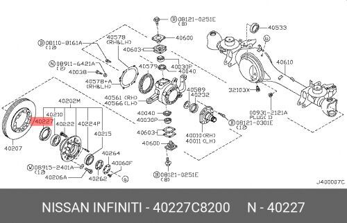 Сальник Ступицы Nissan Patrol (160)