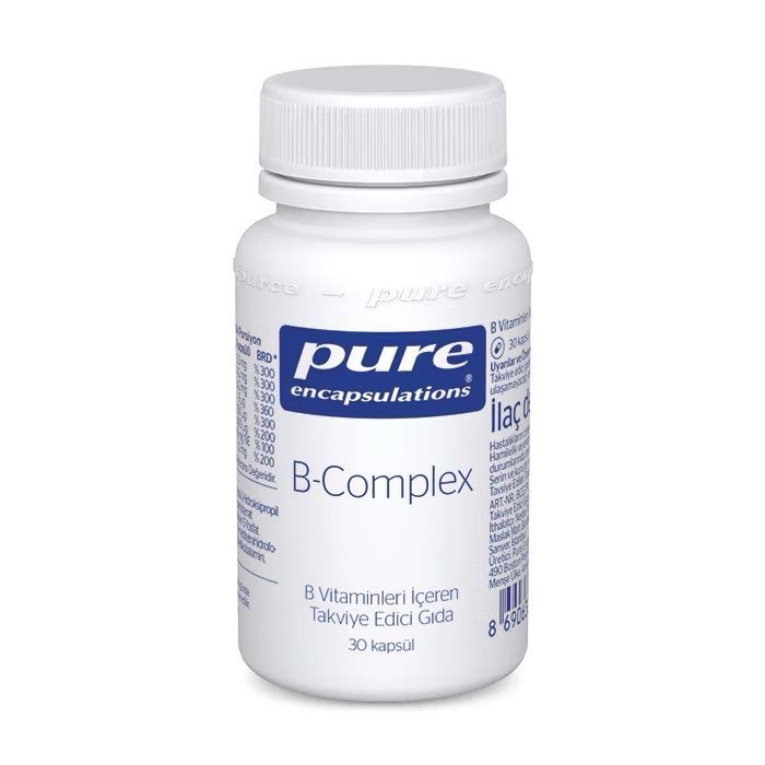 Pure Vitamin B Complex 30 capsules, Pure комплекс витаминов группы В