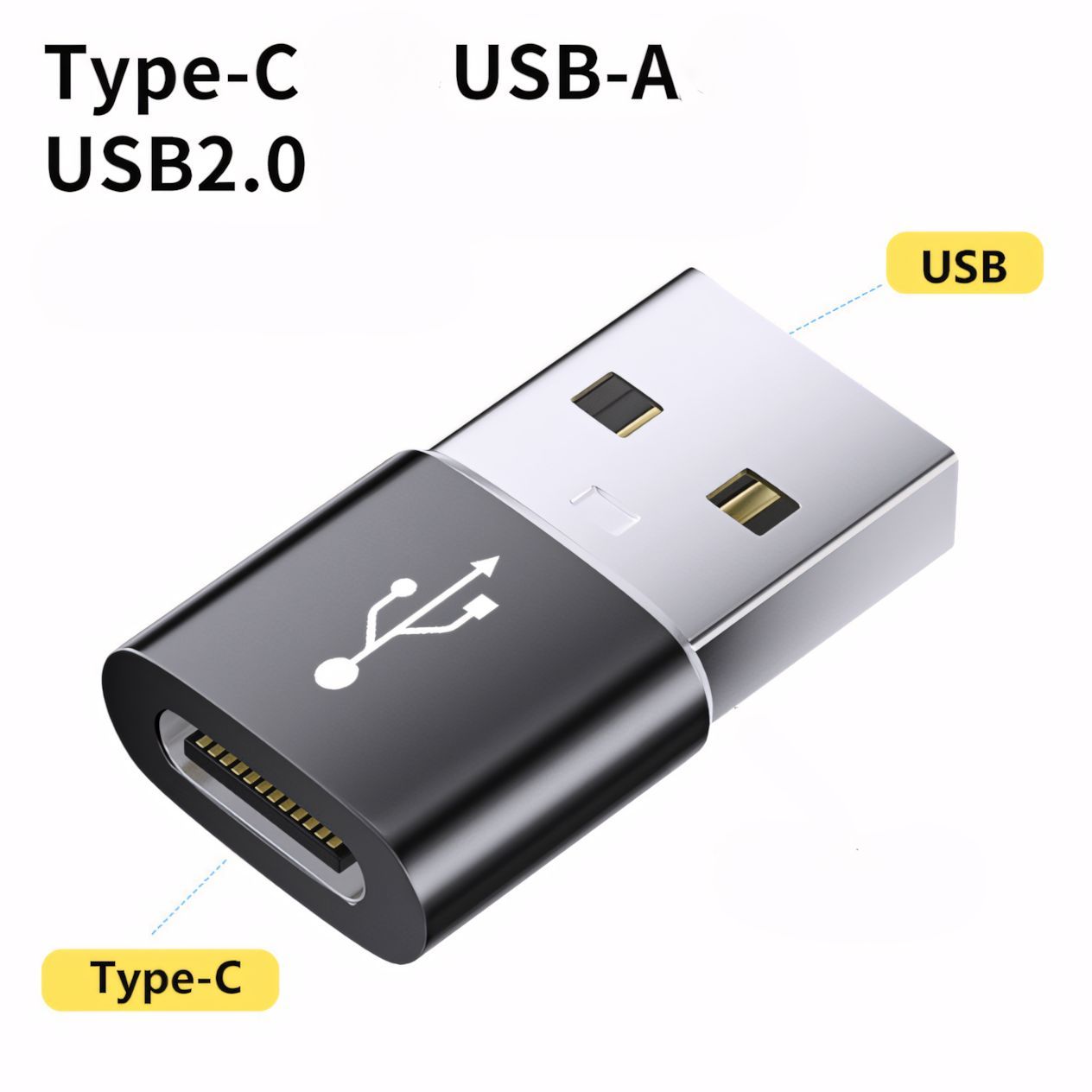 Адаптер переходник USB TYPE-A в USB TYPE-C