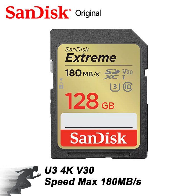 SanDisk Карта памяти Extreme 128 ГБ  (SDSDXVA-128G)