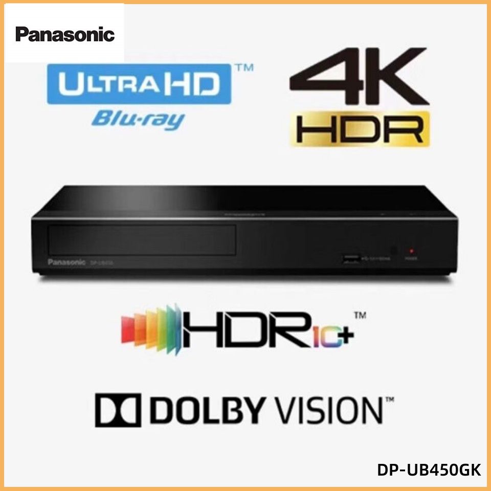 Blu-rayDVD-плеерPanasonicDP-UB450GK4KHDRUltraHDDOLBYVISIONHi-ResAudioBlurayпроигрыватель