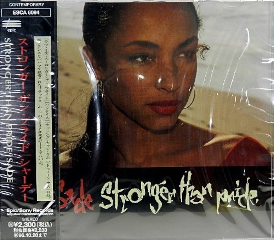 Sade. Stronger Than Pride (Japan, Epic, ESCA 6094, 1994) CD диск