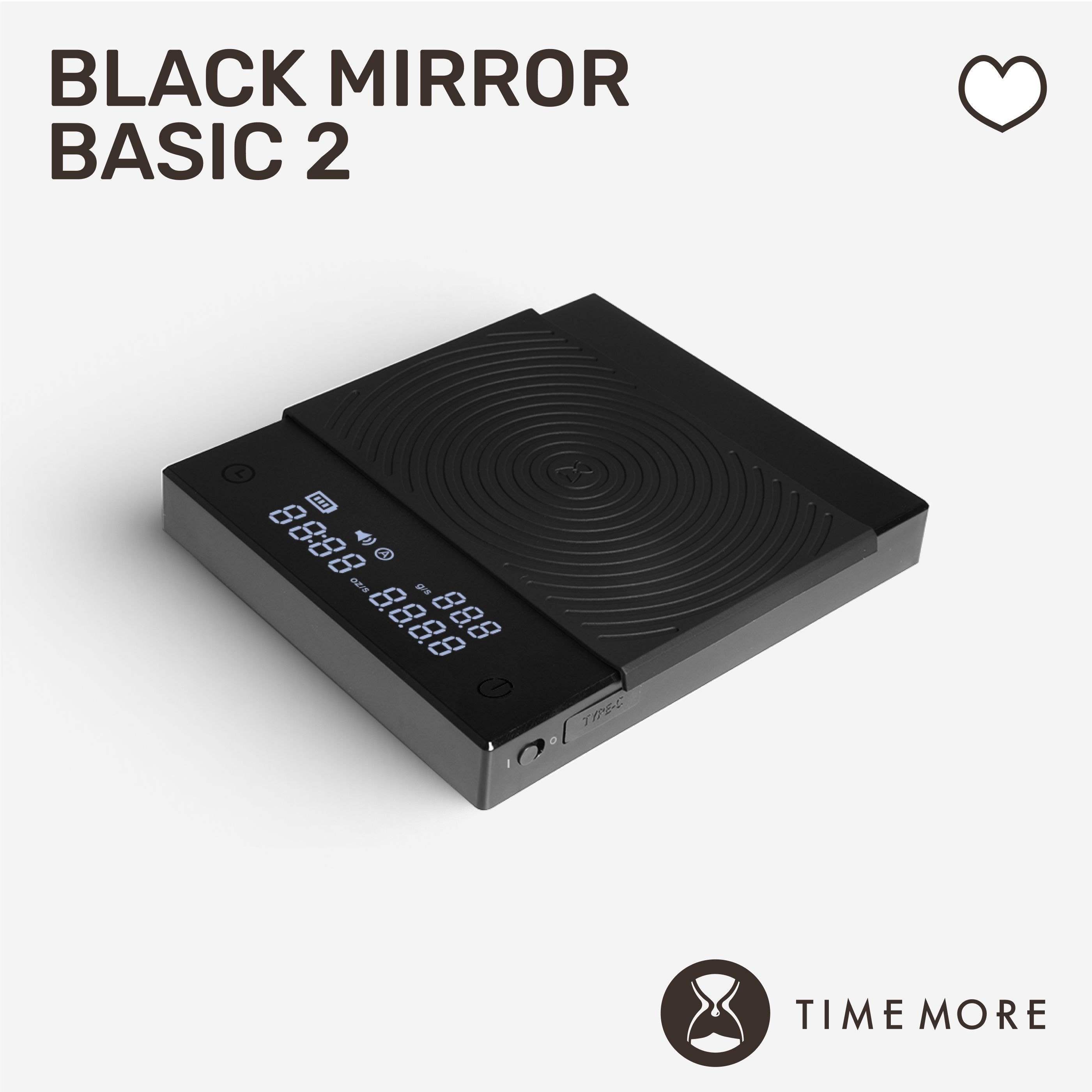 Весы электронные Timemore Black Mirror Basic 2 / черные