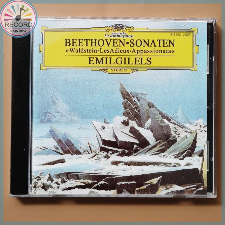 Beethoven: Sonatas, Waldstein, Les Adieux & Appassionata Emil Gilels CD настоящий Герметичная упаковка совершенно новый