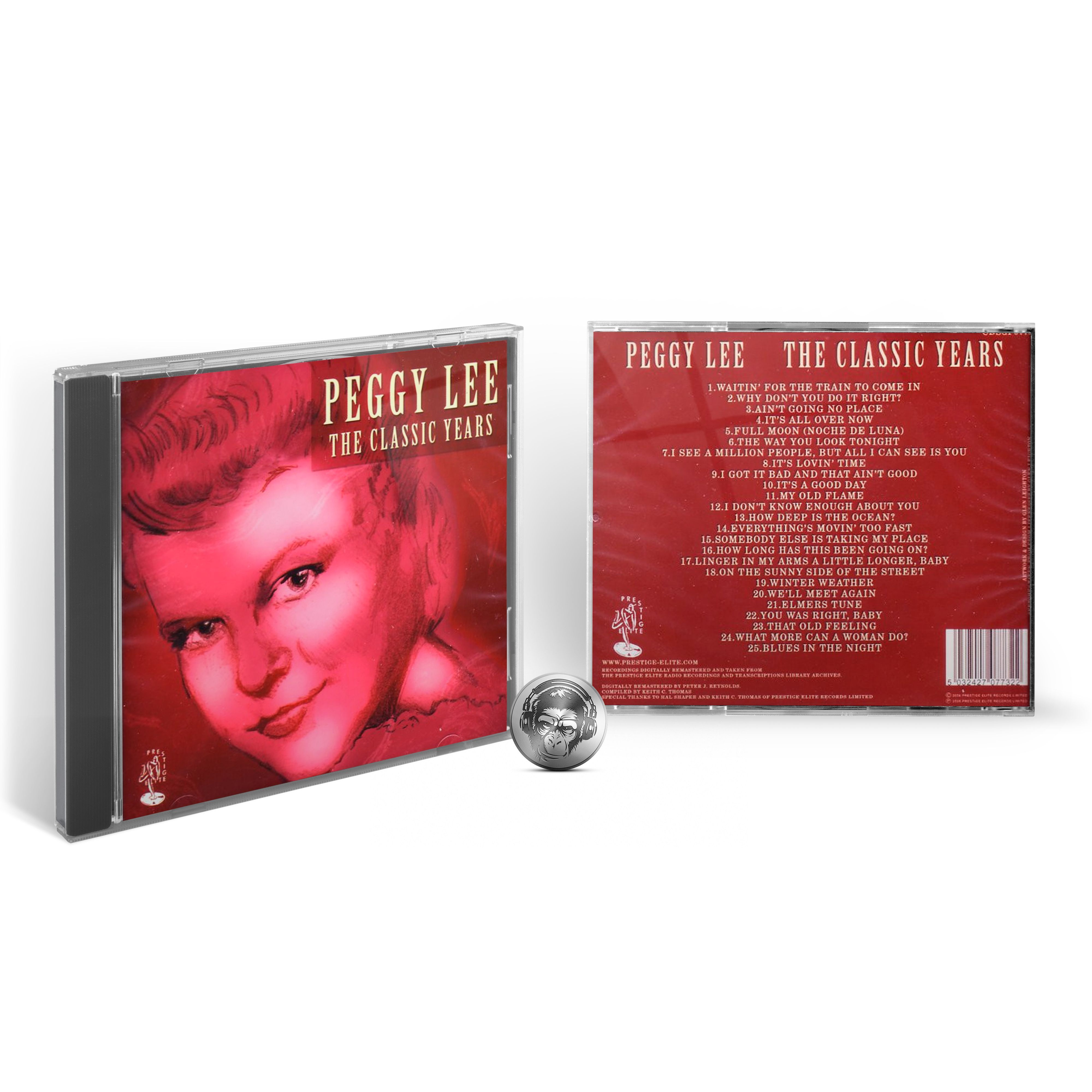 Музыкальный диск Peggy Lee - The Classic Years (1CD) 2008 Prestige Jewel