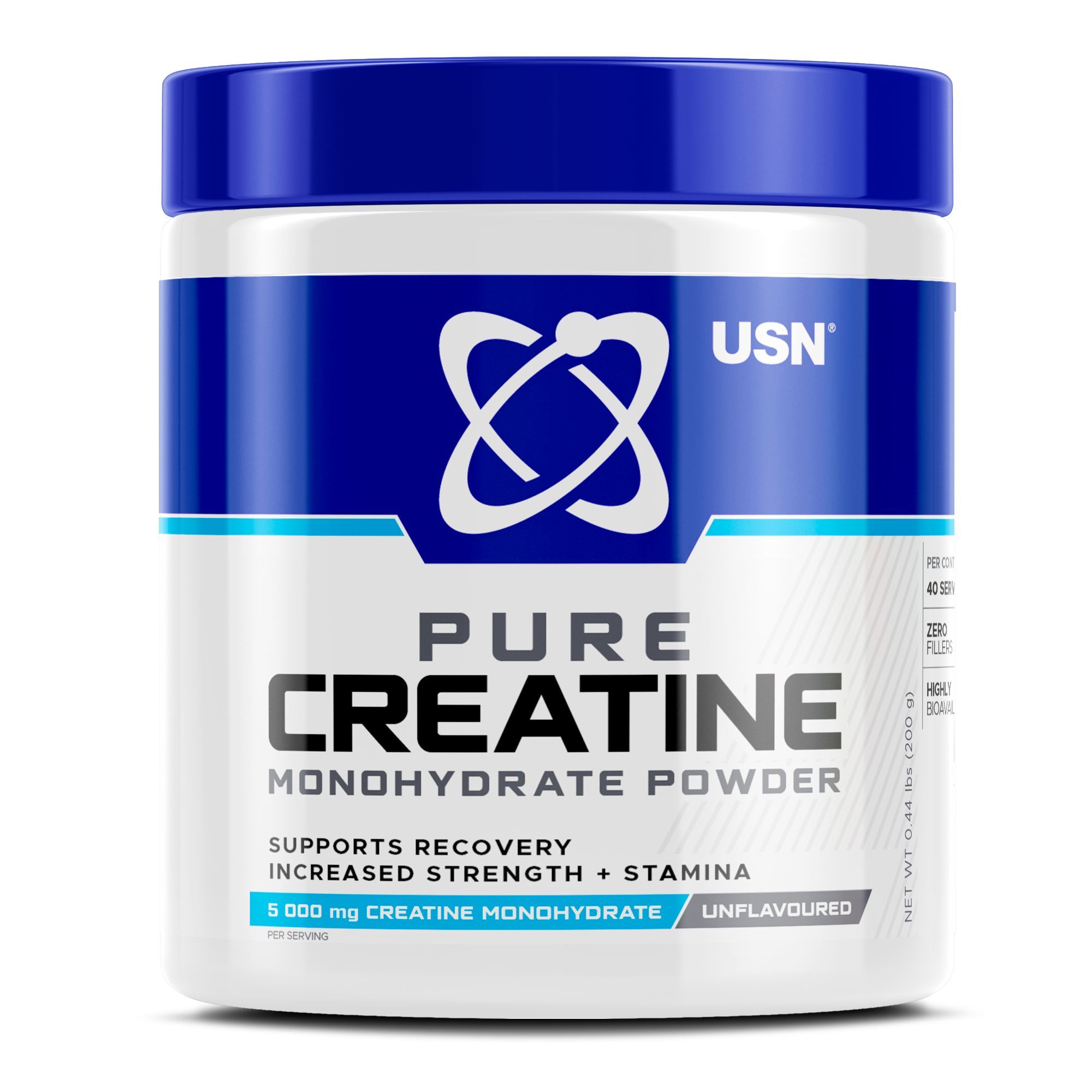 USN Pure Creatine Monohydrate Креатин моногидрат, 200 г.