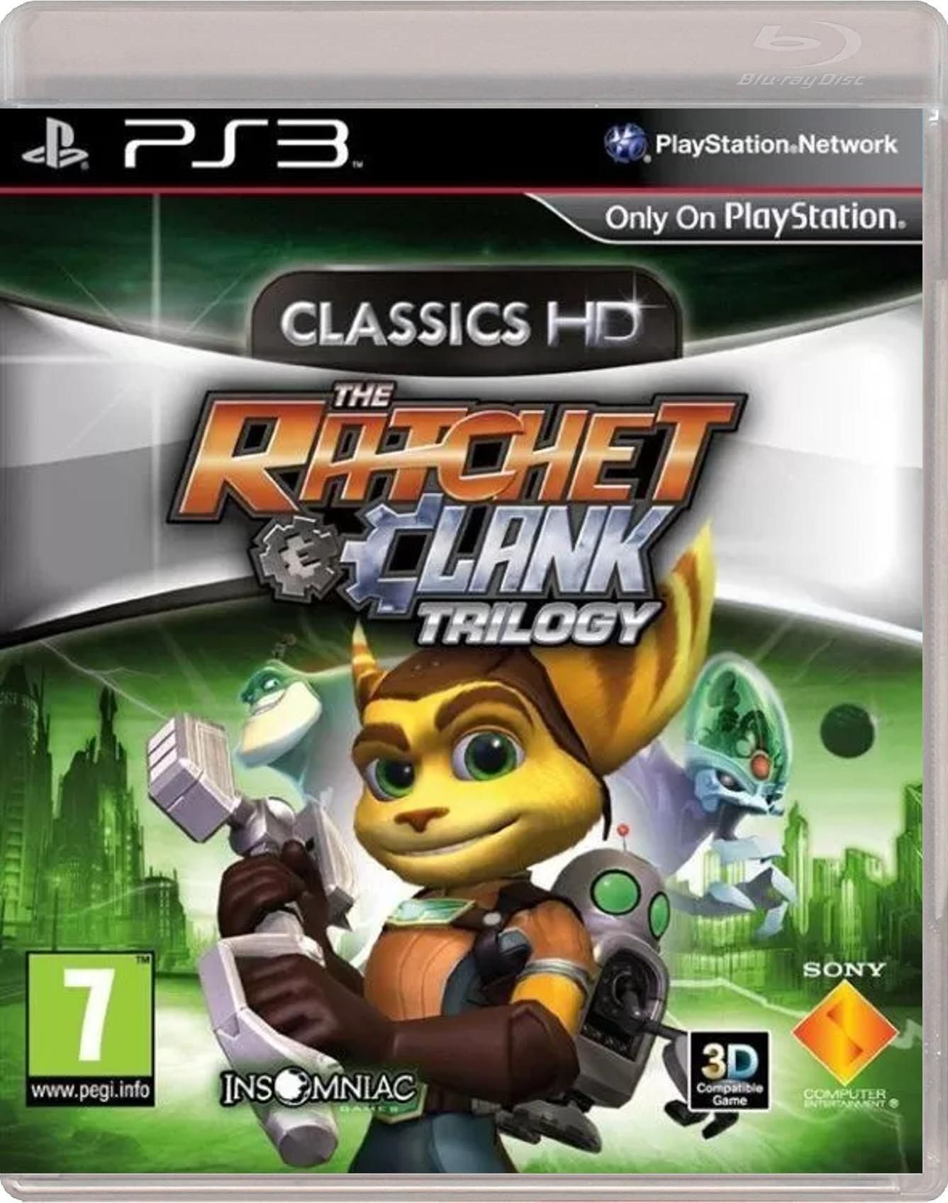 Игра Ratchet & Clank Trilogy (PlayStation 3, Английская версия)