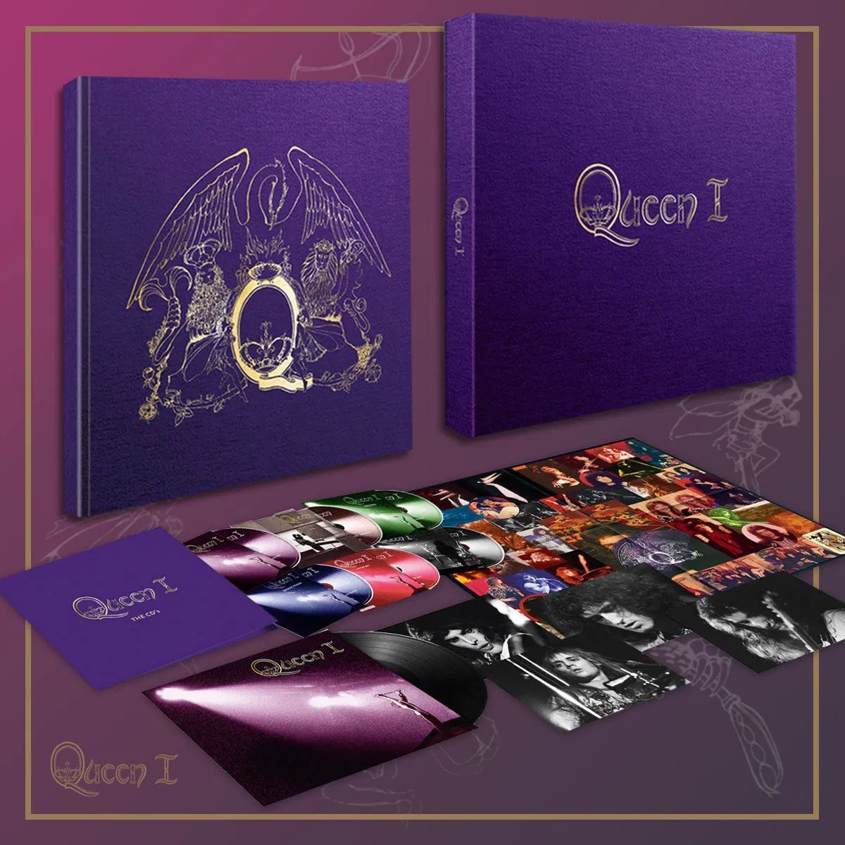 ВиниловаяпластинкаQueen-QueenI(2024Mix)(SuperDeluxeBoxSet)(6CD+1LP)