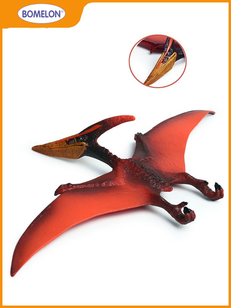 фигуркиживотных,Фигуркаптеранодон23см,красные,Pteranodon,большойдинозавр,динозаврыигрушкидлямальчиков