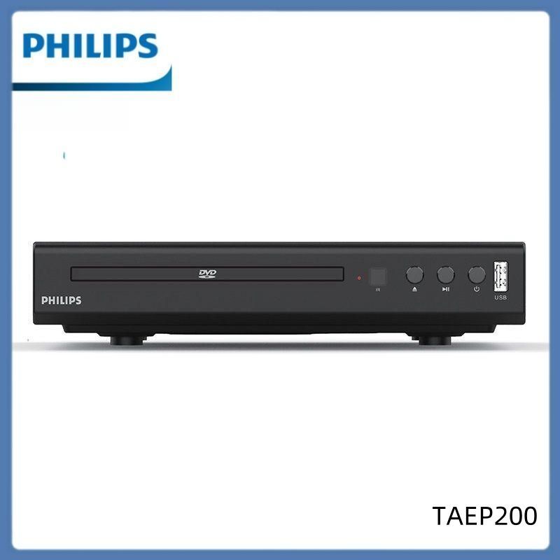 DVD-плеерPhilips,аудиоресивер3в1длядомашнегоиспользования,модельTAEP200.