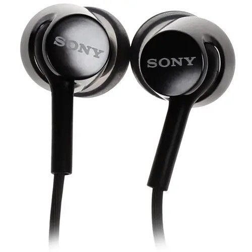 SonyнаушникиMDR-EX155APBНаушники-вкладышисмикрофоном,черный