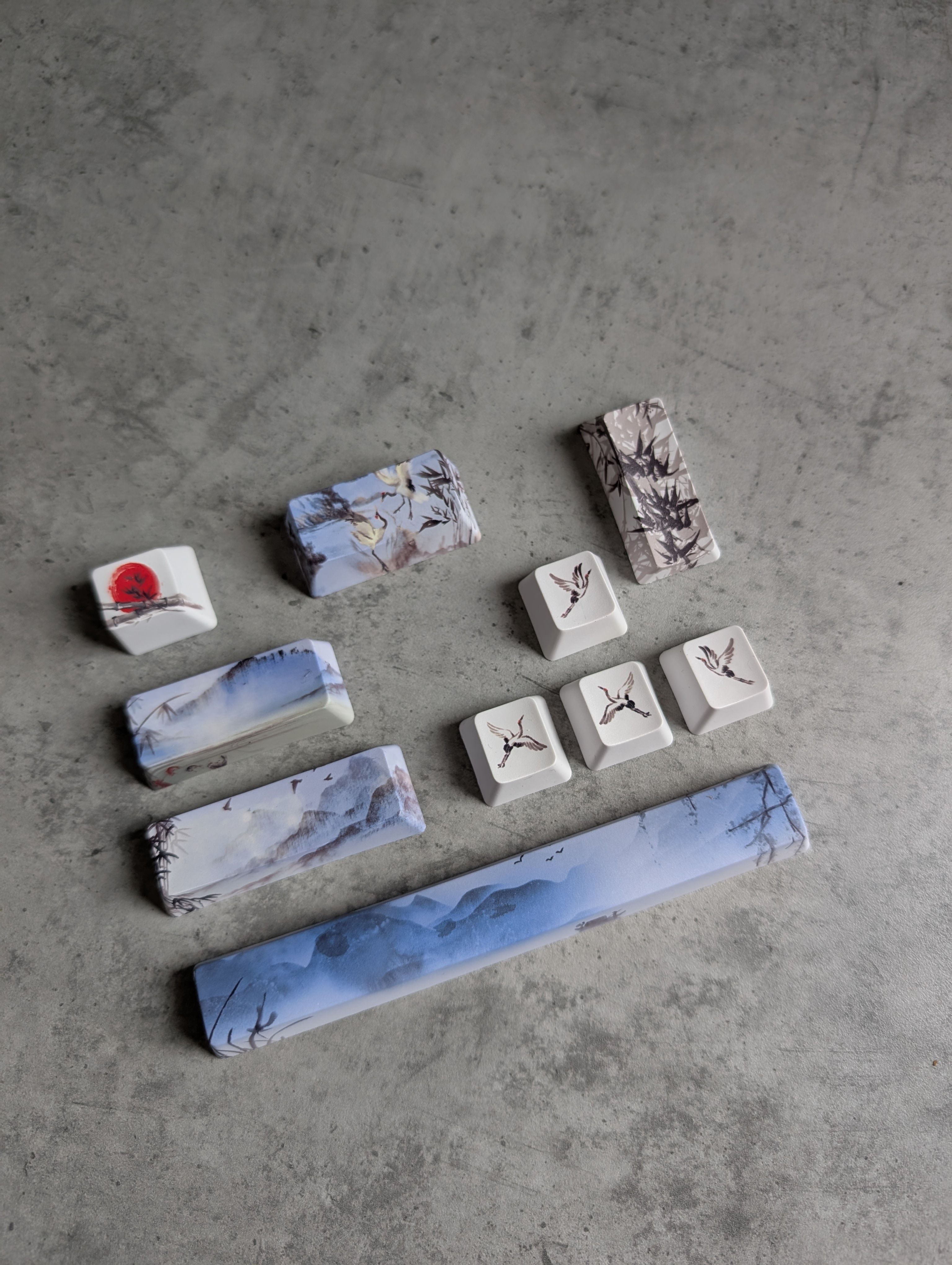 Кейкапыдлямеханическойклавиатуры10шт,фудзи