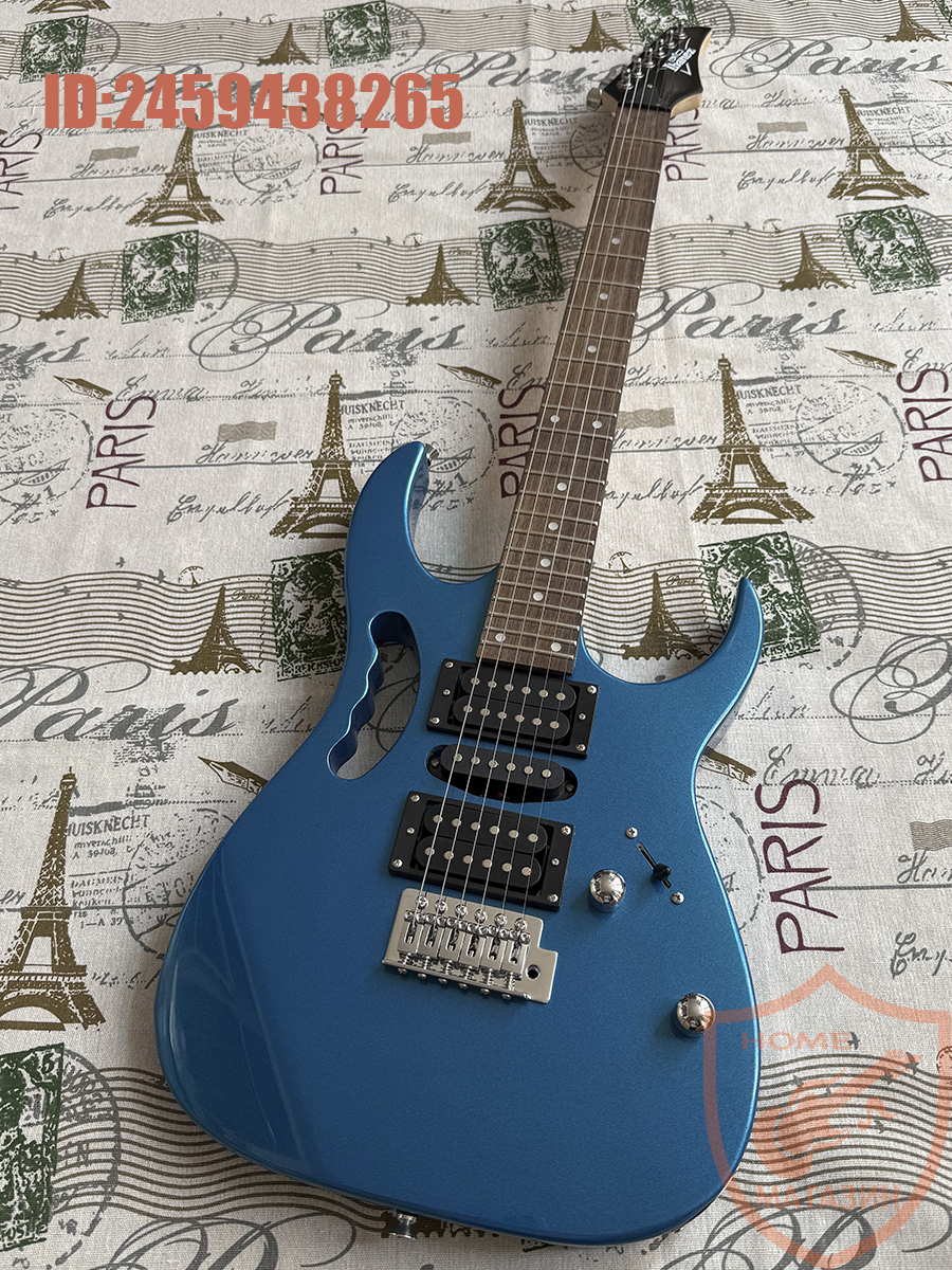 ЭлектрогитараIbz7V/JacksonПерсонализированныйцветочныйузорсводнойпечатью6-струнная