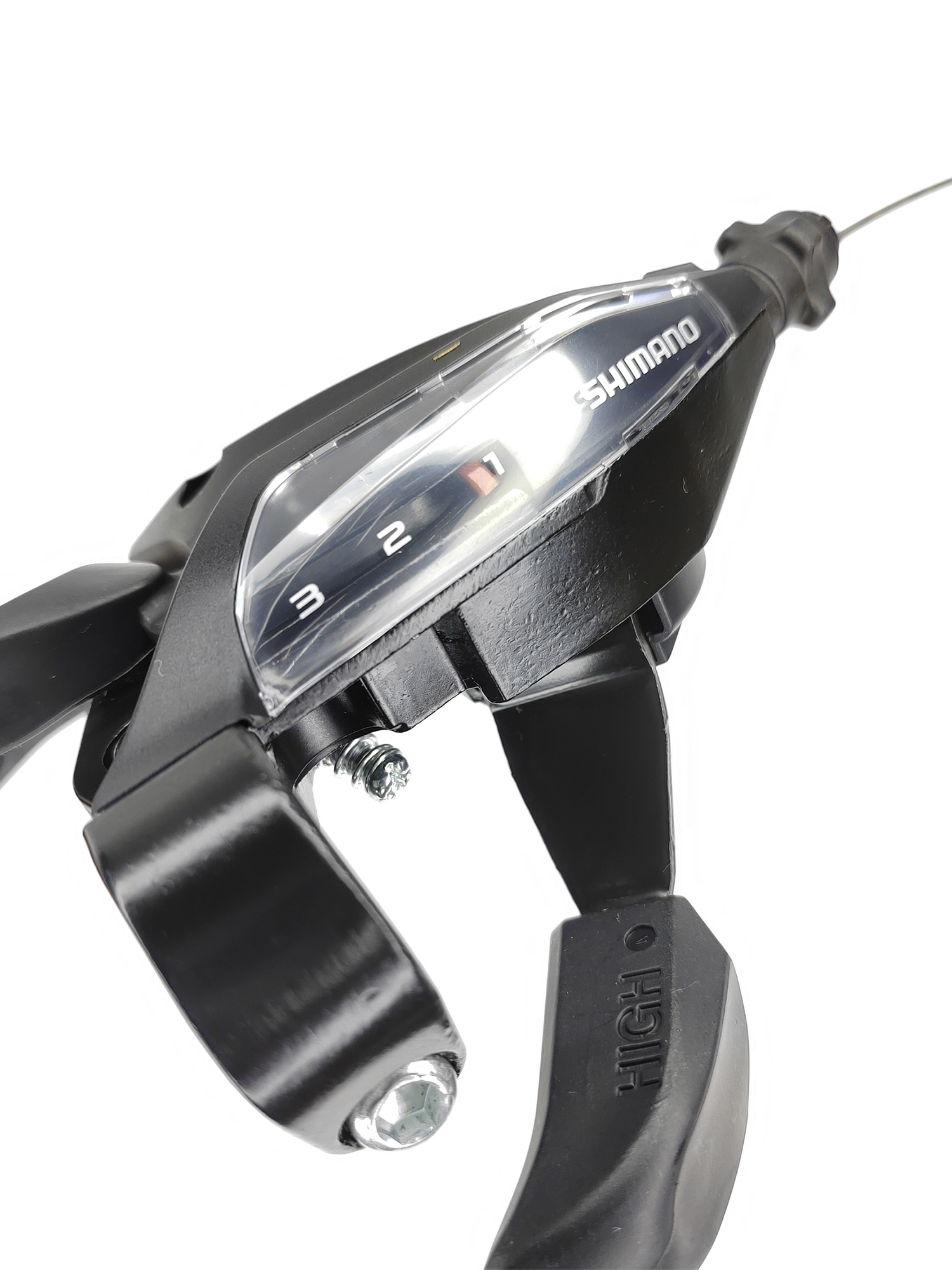 Shimano Шифтер ручка тормоза ST-EF500, серия Acera, 3 скорости, под левую руку, трос 180 см, OEM — Товары для велоспорта — фото 4