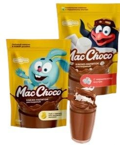 Какао-напиток MacChoco классический + маршмеллоу растворимый 2шт*235г  #1