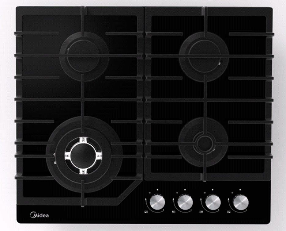Газовая варочная панель Midea MG 645 TGB купить по низкой цене с ...
