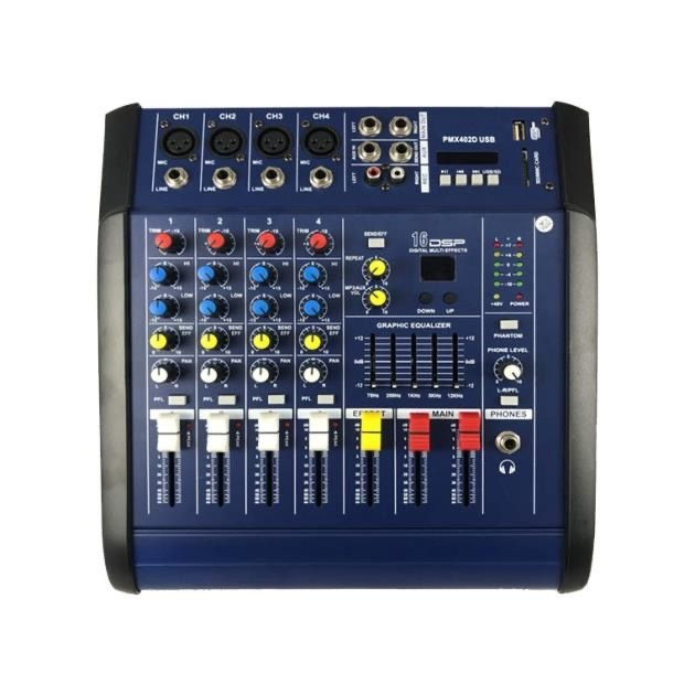 Микшерный пульт YAMAHA PMX402D USB, 4-х канальный - купить с доставкой ...