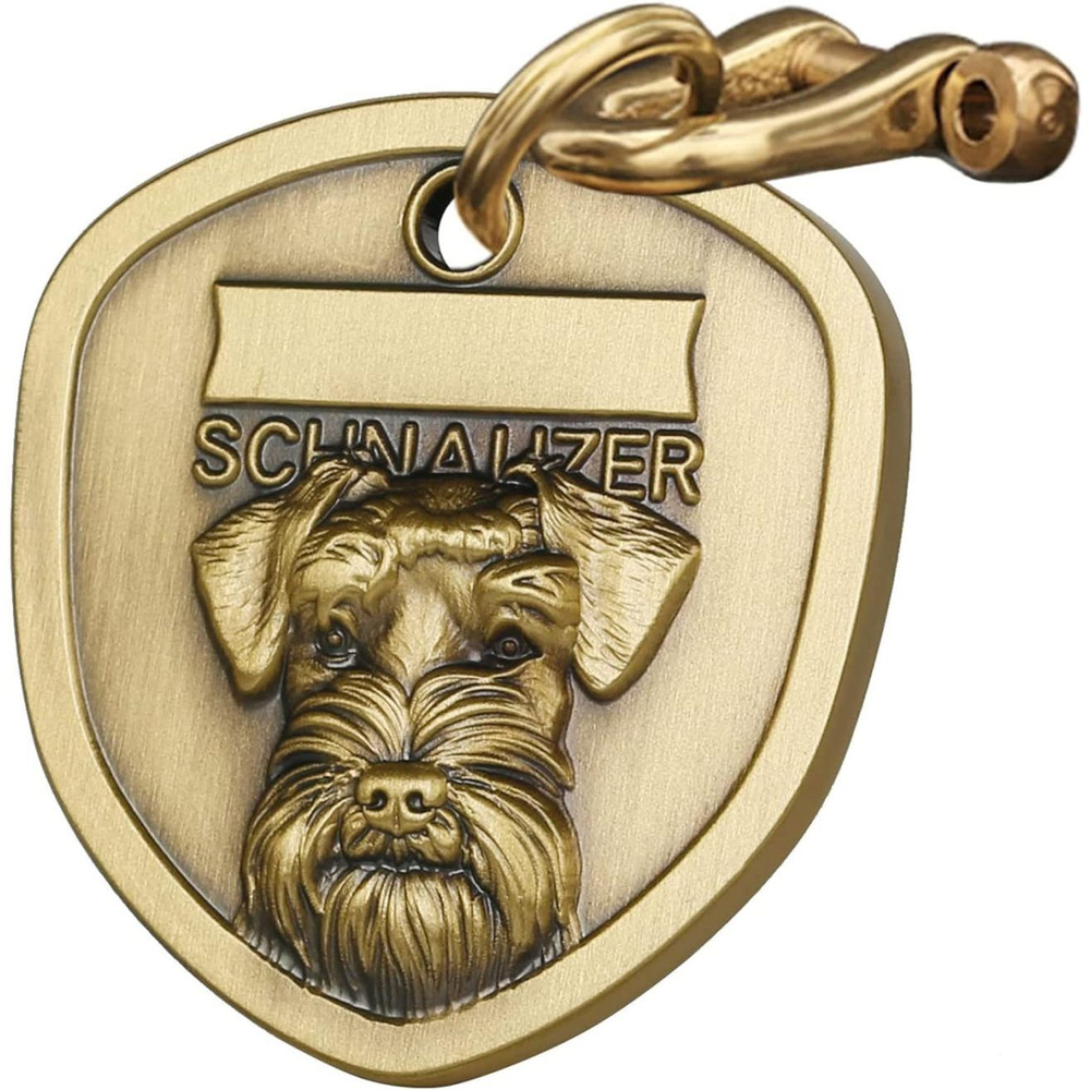 Винтажная медная идентификационная бирка для домашнего животного ...