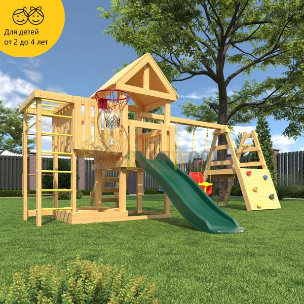 CustWood Junior J15 Детская деревянная игровая площадка для улицы дачи ...