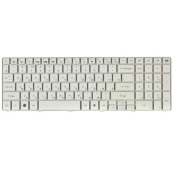 Клавиатура для ноутбука Packard Bell EasyNote TE69 Белая - купить с ...